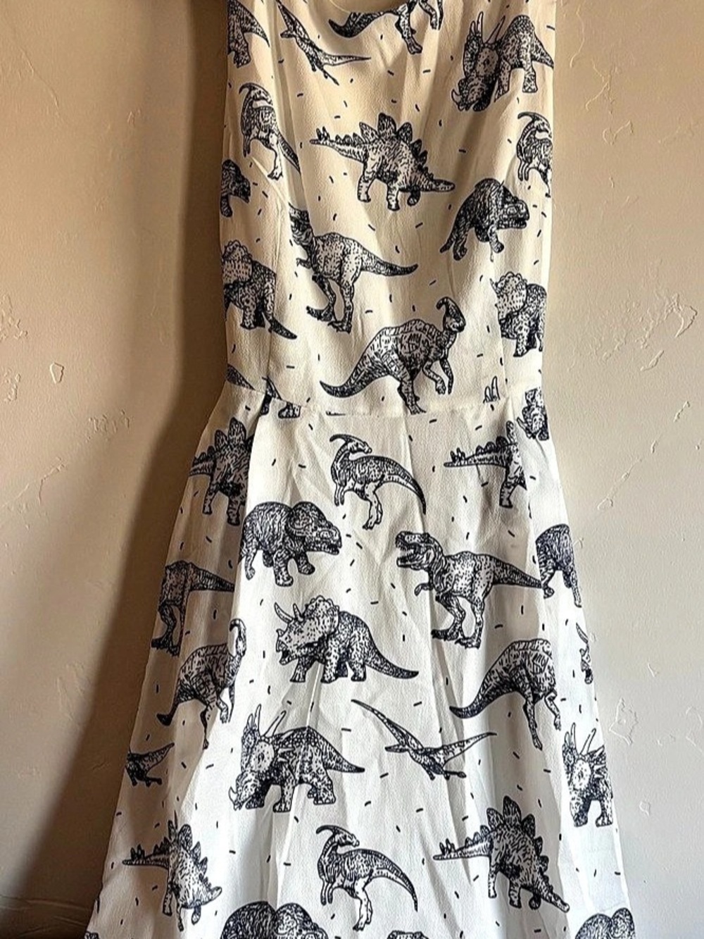 L.A.Small.O.U.L. Dinosaur Print Mini Dress Size Small Like New